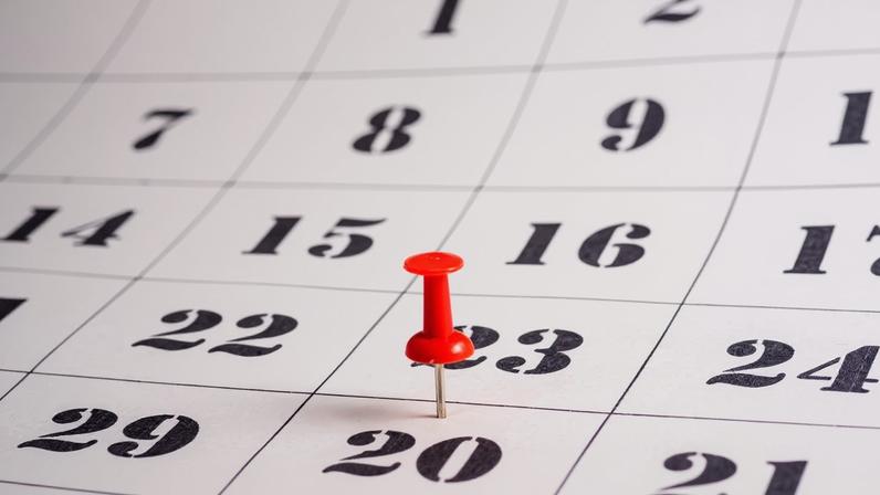 Calendário (Créditos: depositphotos.com / EdZbarzhyvetsky)