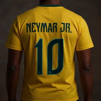 Erro na camisa de Neymar chama atenção da web