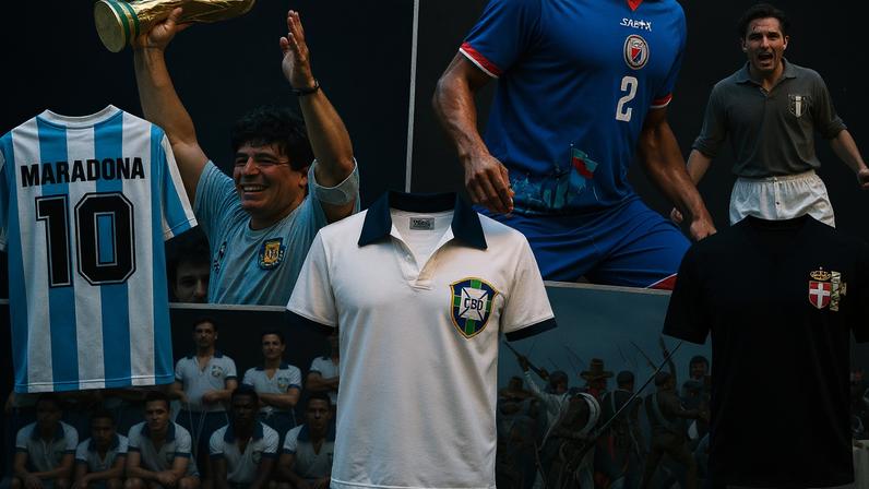 Conheça as histórias e polêmicas por trás de camisas das Copas