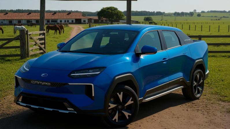 Lecar Campo promete ser rival da Fiat Strada — Foto: Divulgação