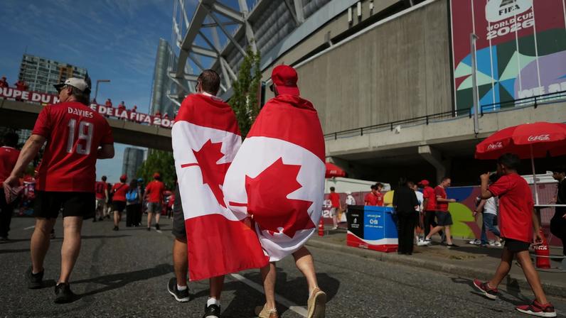 Canadá abre fase de mata-mata da Copa do Mundo contra a África do Sul. (Foto: Bob Frid/EFE/EPA)