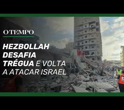 Israel e Hezbollah seguem ataques após anúncio de Trump