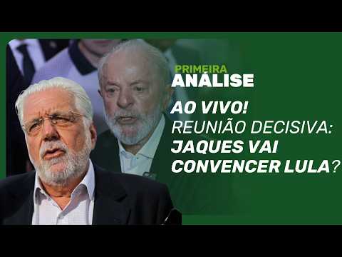 Lula e Jaques Wagner durante reunião no Palácio do Planalto.