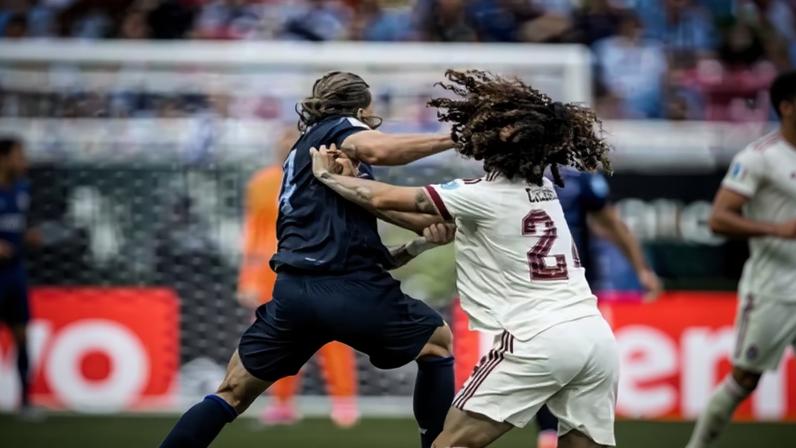Perfil oficial do Uruguai faz post polêmico com imagem de Canobbio — Foto: Reprodução/X
