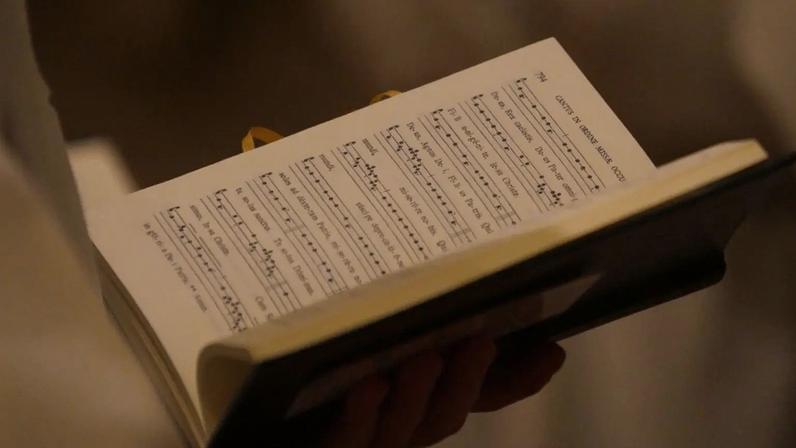 Partitura de Canto Gregoriano. (Foto: Wikimedia Commons )