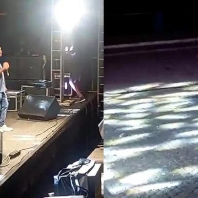 Cantor faz show para apenas duas pessoas em festa junina viraliza e agradece