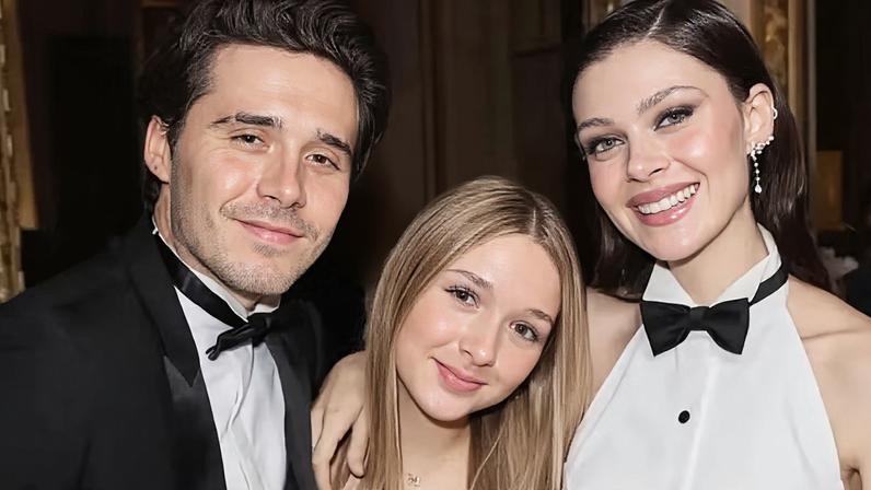 Harper Beckham, Brooklyn Beckham e Nicola Peltz