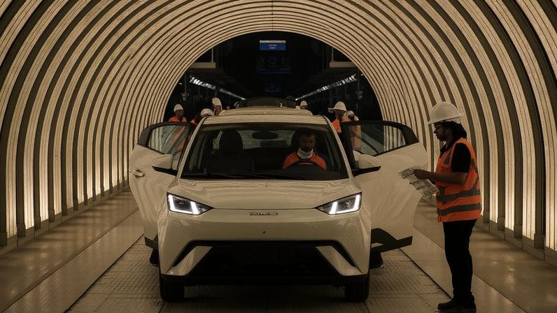 Fábrica da BYD no Brasil — Foto: Divulgação