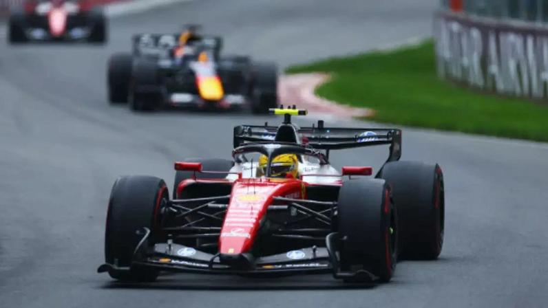 Lewis Hamilton teve o seu melhor resultado com a Ferrari no GP do Canadá
