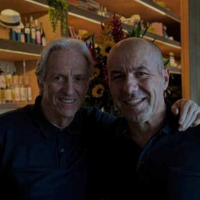 Técnico do Flamengo, Leonardo Jardim, encontra Jorge Jesus no Rio
