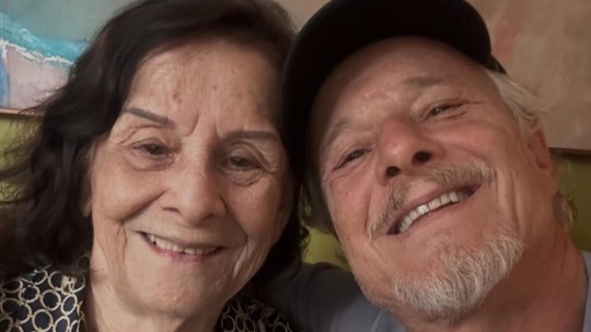 Marcello Novaes com a mãe, Marlene Novaes