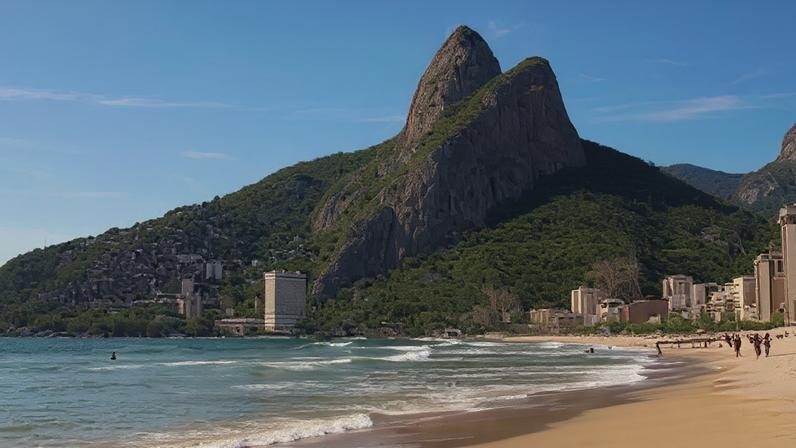 Praia do Leblon, na Zona Sul do Rio de Janeiro