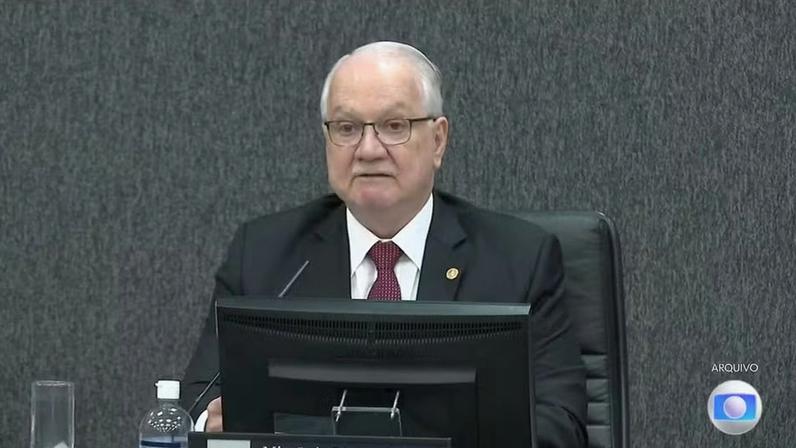 Ministro Edson Fachin, presidente do Supremo Tribunal Federal — Foto: Reprodução/TV Globo