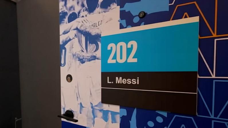 Quarto de Messi na Copa do Mundo — Foto: Reprodução