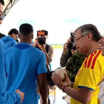 Mal-estar entre James Rodríguez e presidente da Colômbia às vésperas da Copa