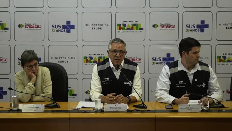 Ministério da Saúde faz anúncio sobre vacinação (Foto: Reprodução)