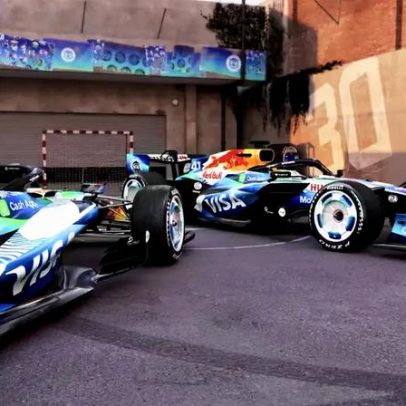 F1 Racing Bulls leva clima de Copa do Mundo a Barcelona com pintura especial