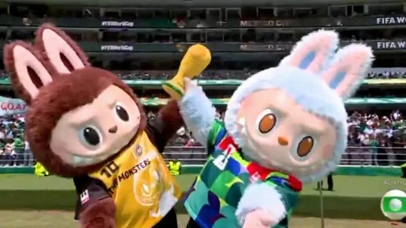 Os Labubus foram confundidos com os mascotes