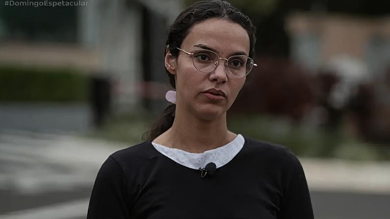 A enfermeira Rayza Delfino prestou os primeiros socorros à Maria Eduarda após queda