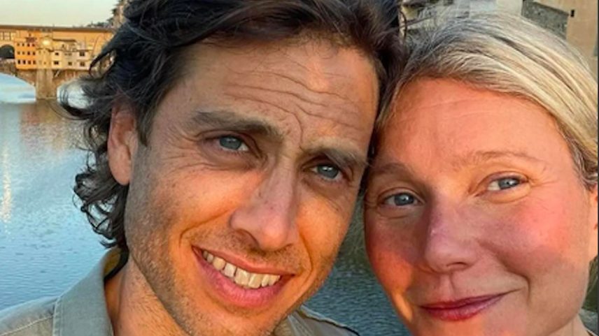 A atriz Gwyneth Paltrow e o produtor Brad Falchuk ​