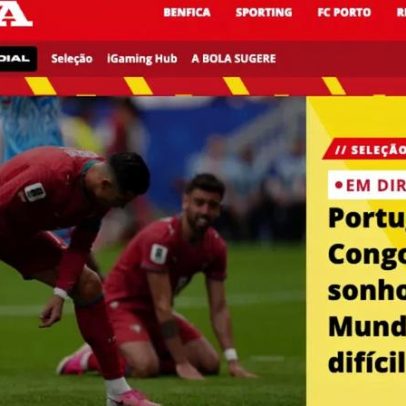 Imprensa mundial critica atuação de Portugal em empate histórico na estreia