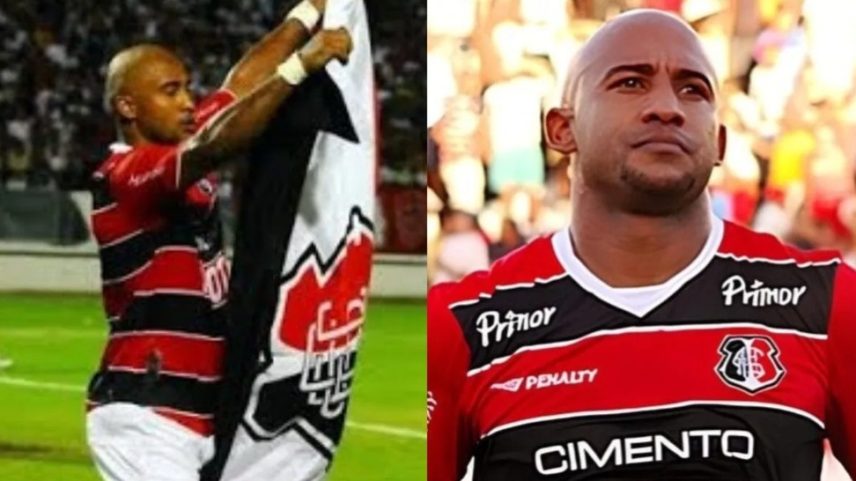 Brasão passou por clubes como o Santa Cruz, de Recife — Foto: Reprodução