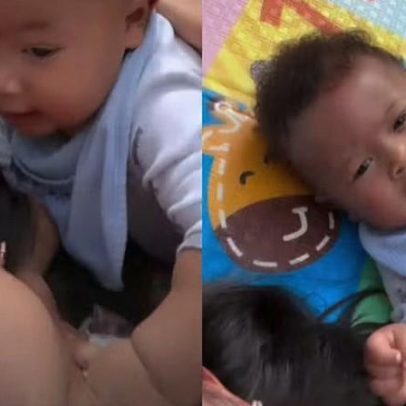 Carol Peixinho encanta com o filho Bento; comentário: 'só falta o papai'