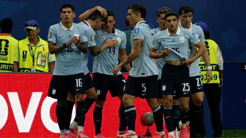 Portal Montevideo reagiu ao empate do Uruguai — Foto: Reprodução