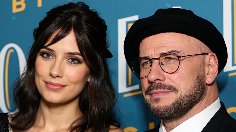 Ella Bleu Travolta e John Travolta no evento de lançamento de Aventuras nas Alturas (2026), em 28 de maio de 2026