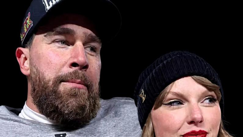 Travis Kelce e Taylor Swift — Foto: Getty Images