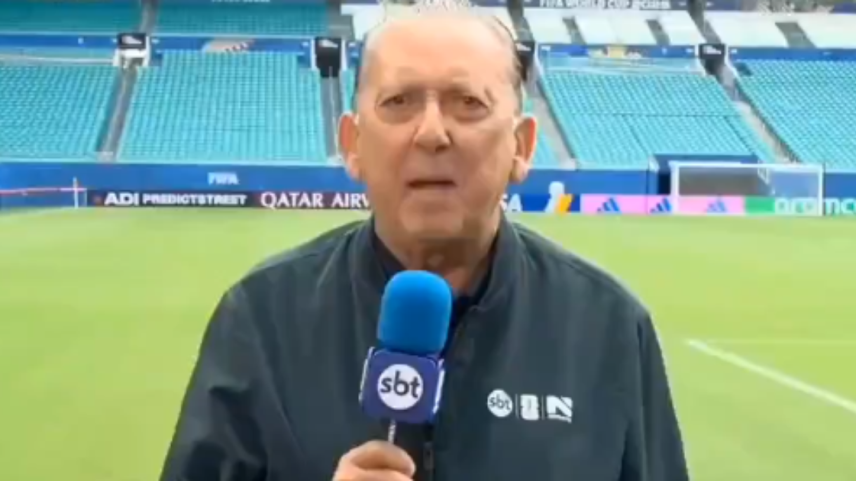 Galvão Bueno na cobertura da Copa do Mundo