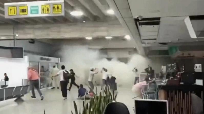 Vídeo mostra momento em que terremoto atinge aeroporto de Caracas