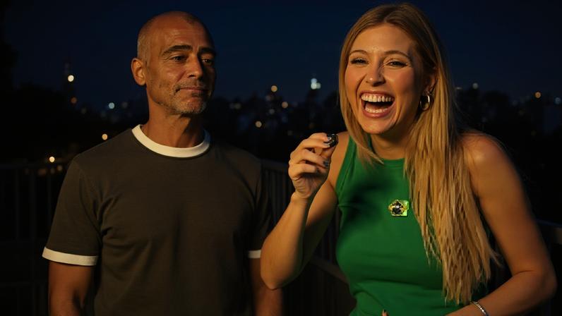 Mari Menezes entrevista Romário durante a Copa do Mundo 2026
