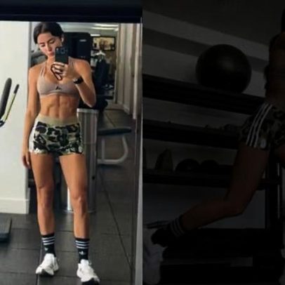 Jade Picon mostra resultado de treino em vídeo na web