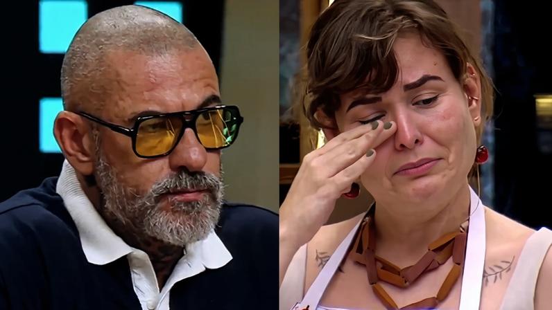 Carla chorou no Mastechef após crítica de Fogaça