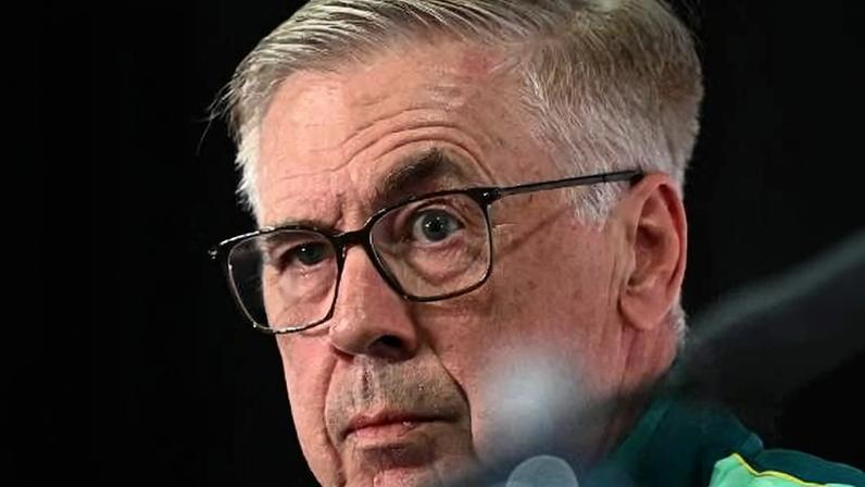 Carlo Ancelotti durante coletiva de imprensa antes da estreia do Brasil na Copa do Mundo