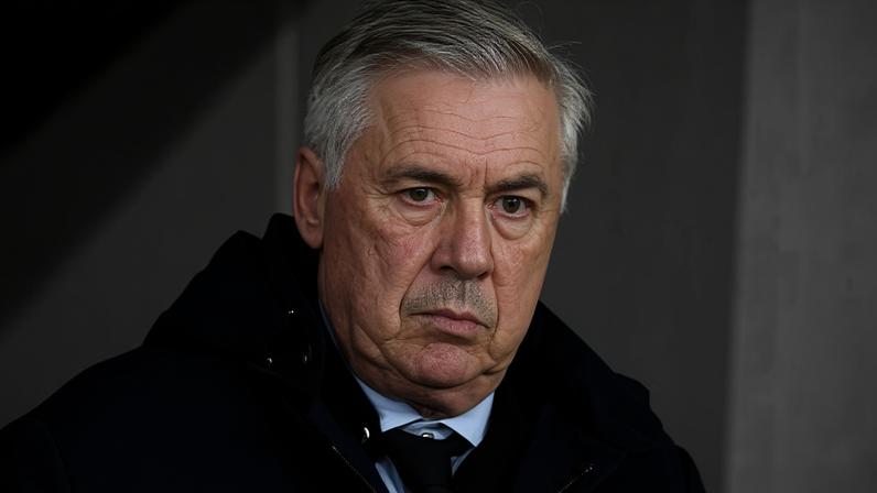 Carlo Ancelotti durante amistoso entre Brasil e Tunísia