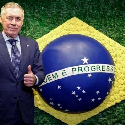 Mais da metade dos brasileiros aprovam o trabalho de Ancelotti no Brasil