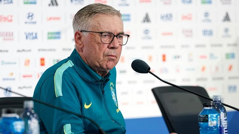 Carlo Ancelotti, técnico da seleção brasileira