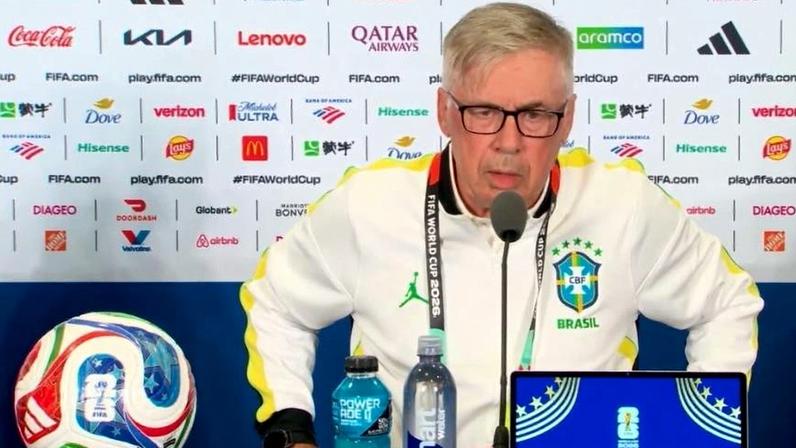 Carlo Ancelotti, técnico da seleção brasileira