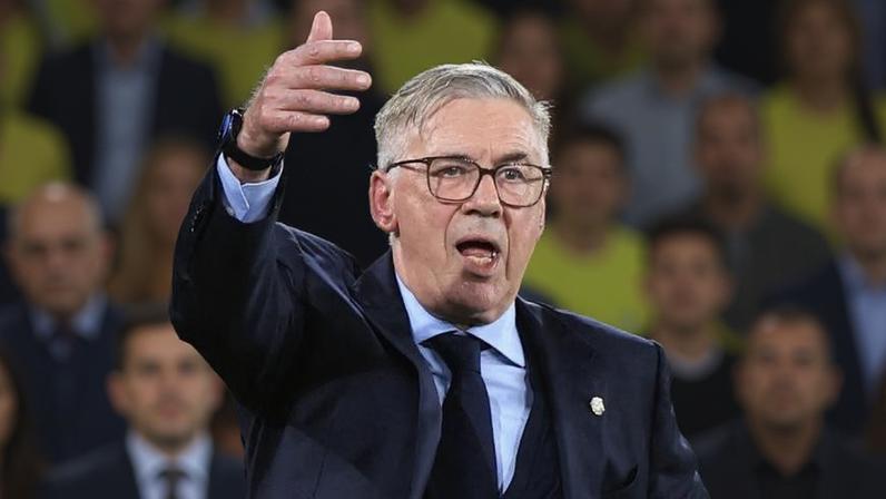 Carlo Ancelotti, técnico da seleção brasileira, durante amistoso contra o Panamá, no Maracanã