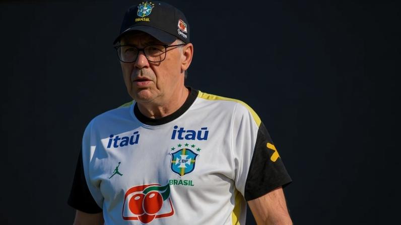 Carlo Ancelotti, técnico da seleção brasileira