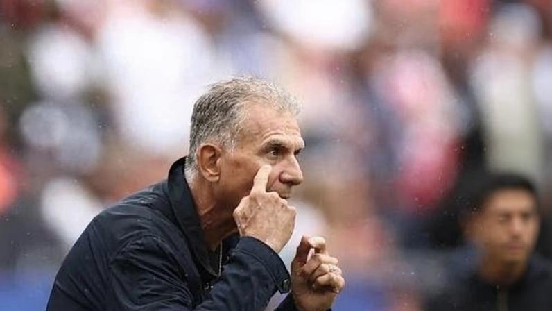 Carlos Queiroz, técnico de Gana, no duelo contra a Inglaterra