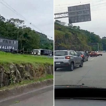 Motoristas voltam na contramão na Imigrantes após ocorrência policial