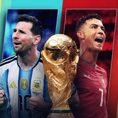 Ronaldo e Messi só podem se enfrentar se Portugal e Argentina chegarem à final