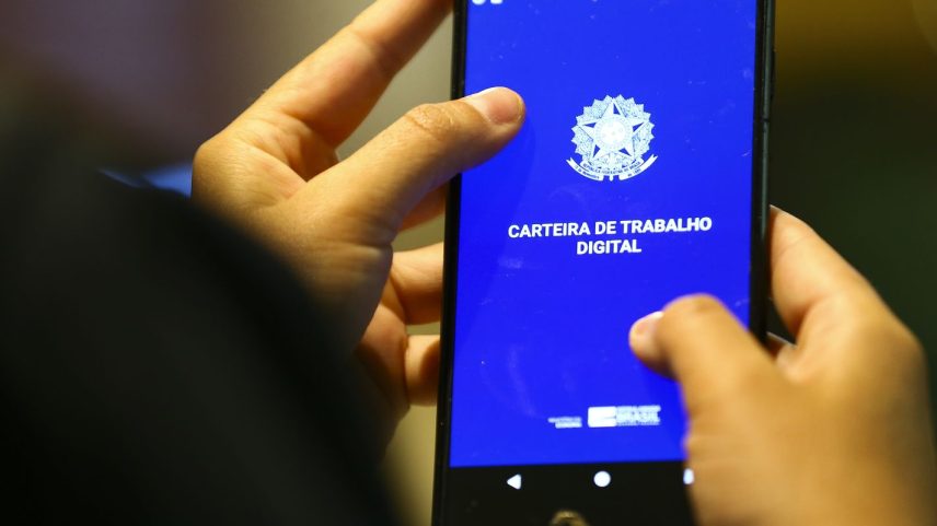 Carteira de trabalho digital.