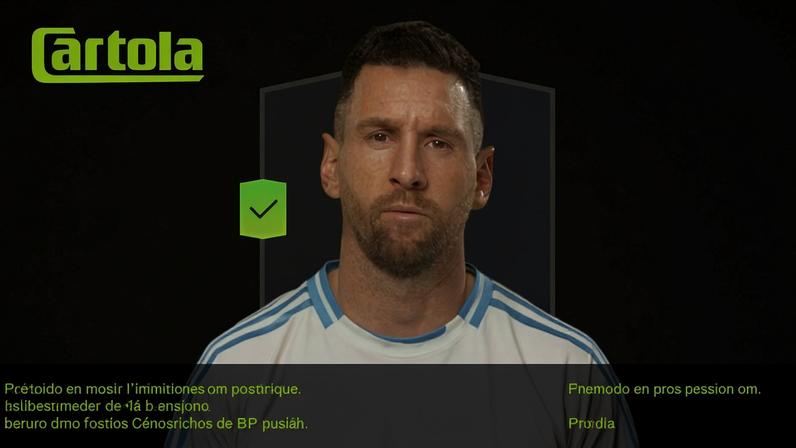 Messi vai custar C$ 18 no Cartola da Copa — Foto: Cartola