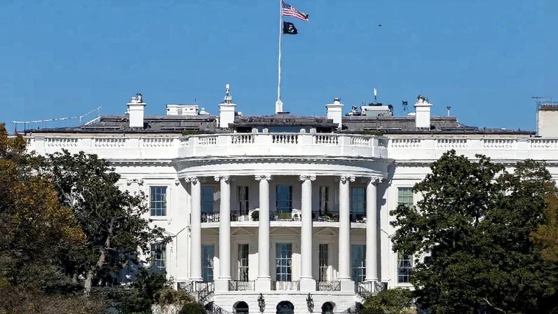 Vista da Casa Branca, sede do governo dos Estados Unidos