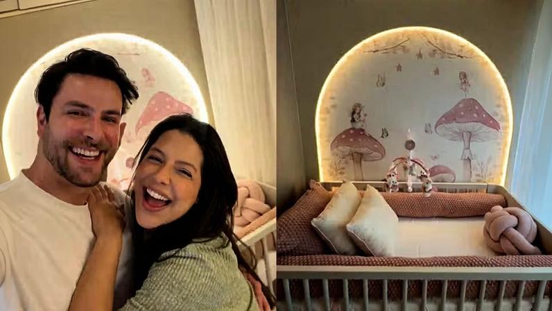 Casal de ex-BBBs mostra detalhes do quartinho da primeira filha 'Nossa princesa' — Foto: Reprodução/Instagram