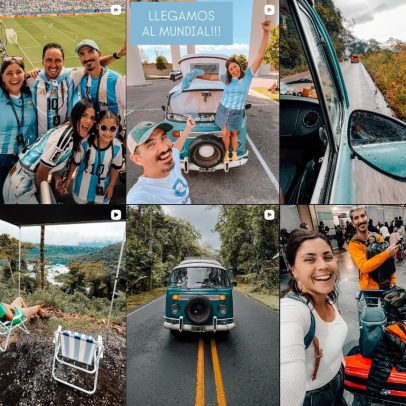 Casal argentino percorre 80 mil km de Kombi para ver Messi